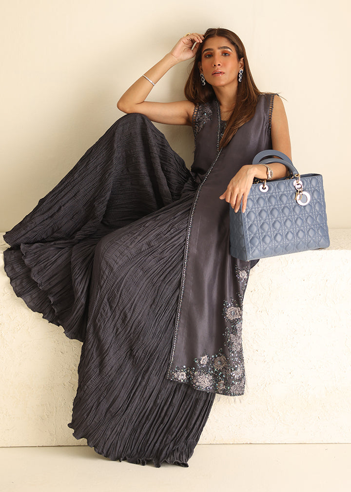 Umsha | Luxury Pret | AURORA GREY - Pakistani Clothes for women, in United Kingdom and United States