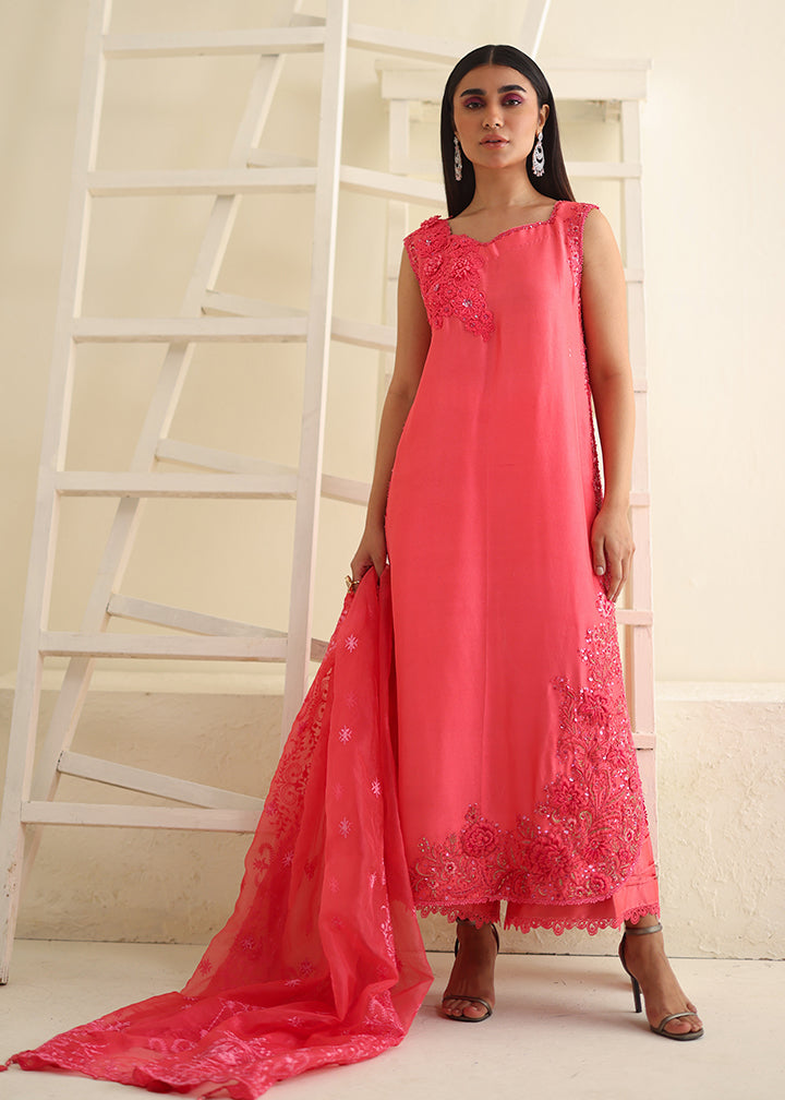 Umsha | Luxury Pret | TROPICAL PINK - Pakistani Clothes for women, in United Kingdom and United States