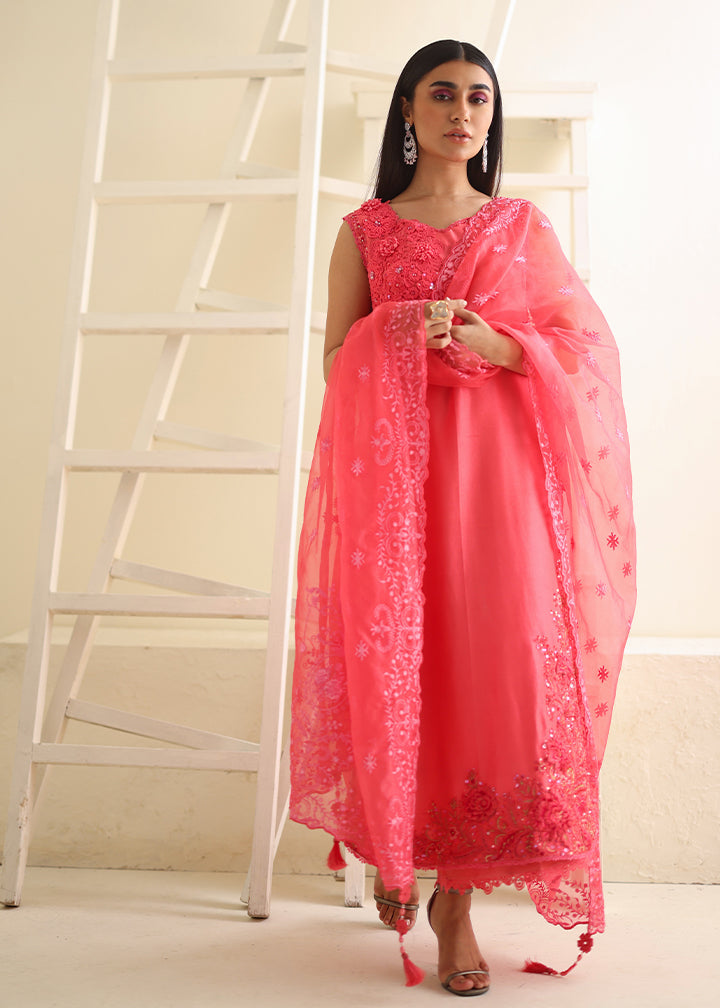 Umsha | Luxury Pret | TROPICAL PINK - Pakistani Clothes for women, in United Kingdom and United States