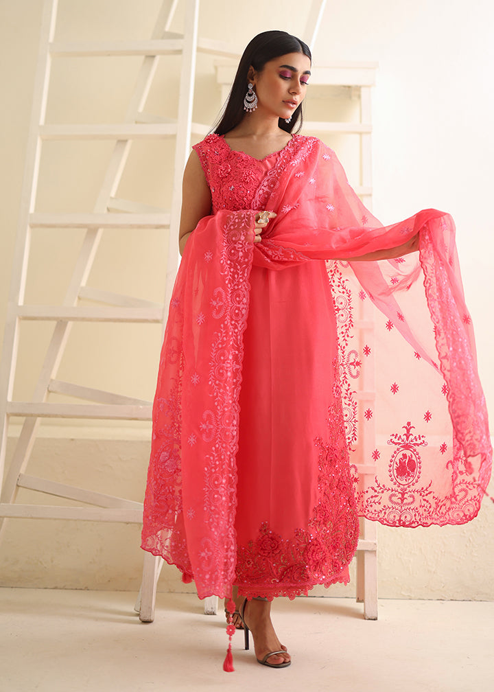 Umsha | Luxury Pret | TROPICAL PINK - Pakistani Clothes for women, in United Kingdom and United States