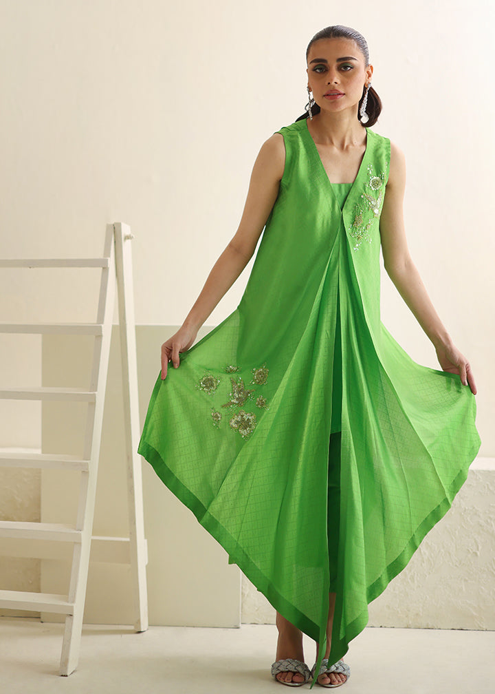 Umsha | Luxury Pret | GREEN BLOOM - Pakistani Clothes for women, in United Kingdom and United States