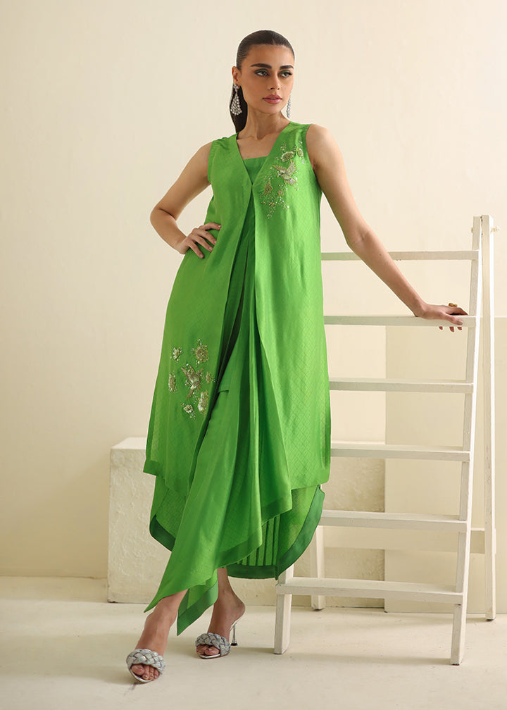 Umsha | Luxury Pret | GREEN BLOOM - Pakistani Clothes for women, in United Kingdom and United States