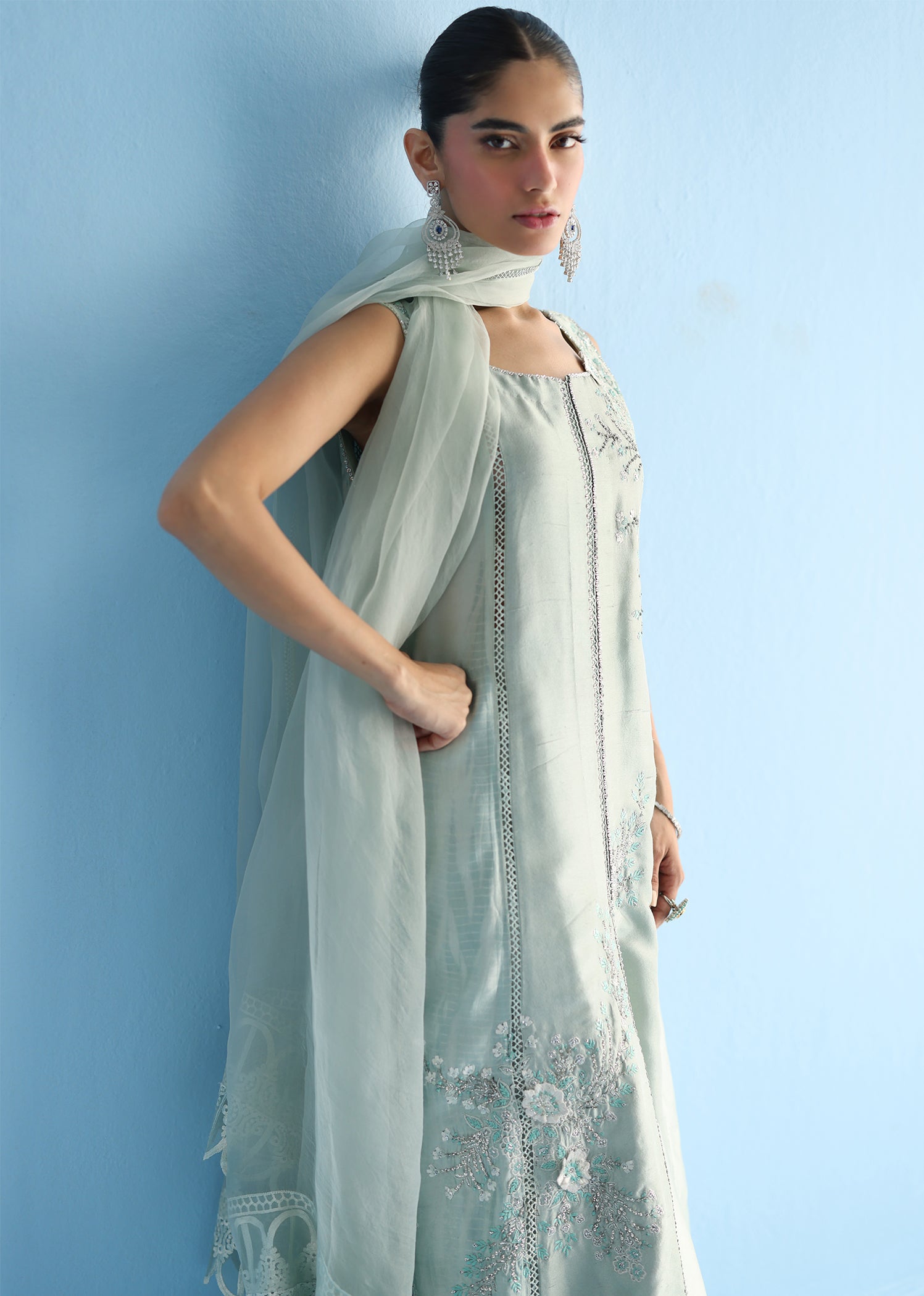 Umsha | Luxury Pret | AQUA ICE - Pakistani Clothes for women, in United Kingdom and United States