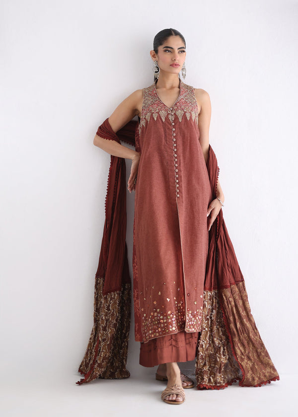 Umsha | Luxury Pret | MAJESTIC SANDALWOOD - Pakistani Clothes for women, in United Kingdom and United States