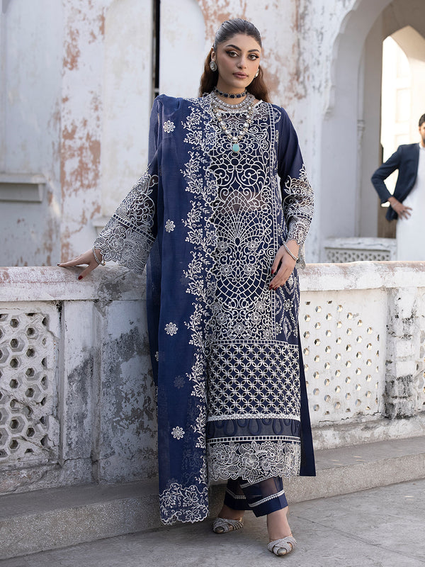 Mahnur | Mahrukh Luxury Lawn 24 | DUSK - Hoorain Designer Wear - Pakistani Ladies Branded Stitched Clothes in United Kingdom, United states, CA and Australia