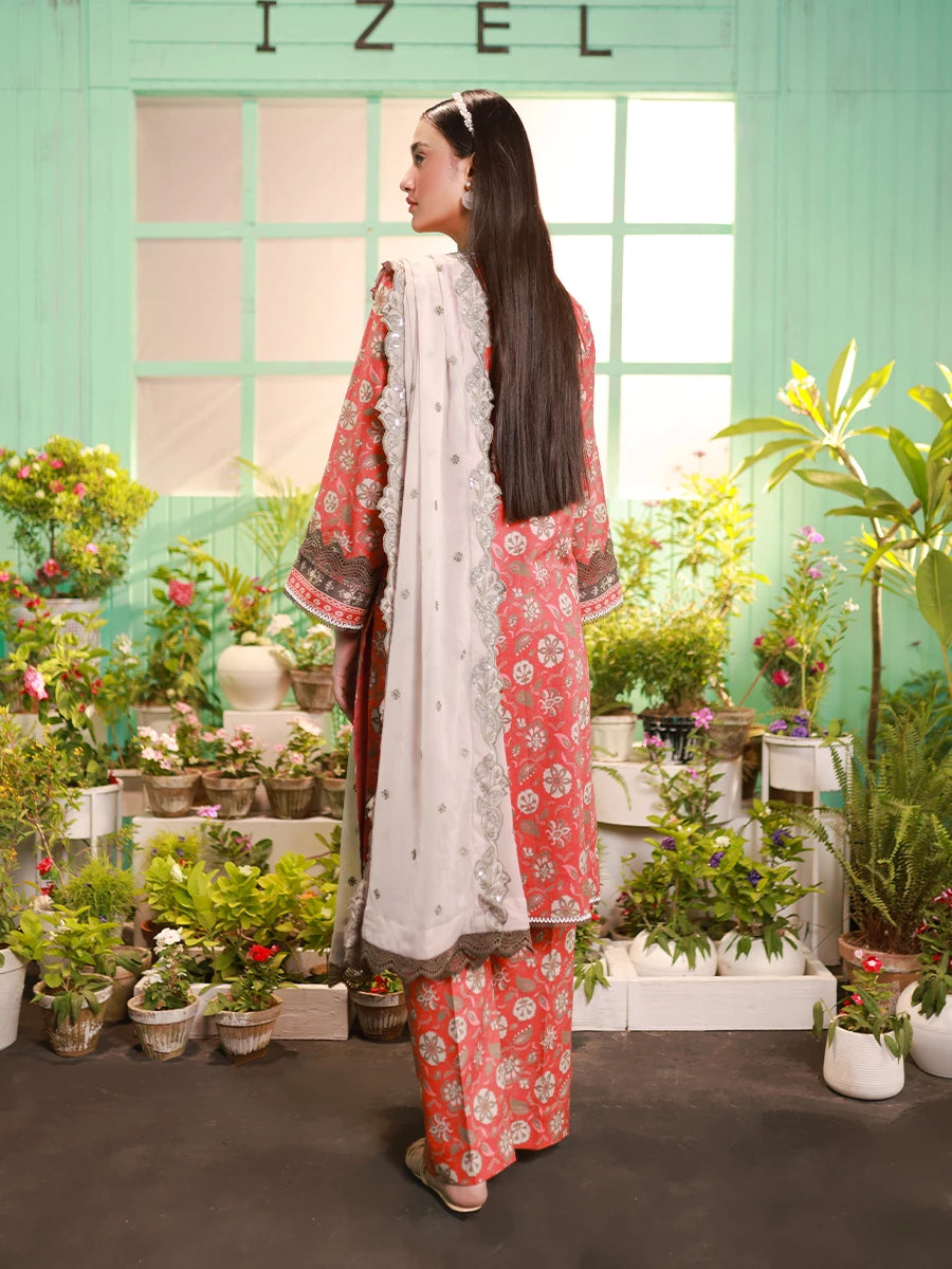 Salitex | Izel Lawn 24 | LUXURY LAWN EMBROIDERED SUIT