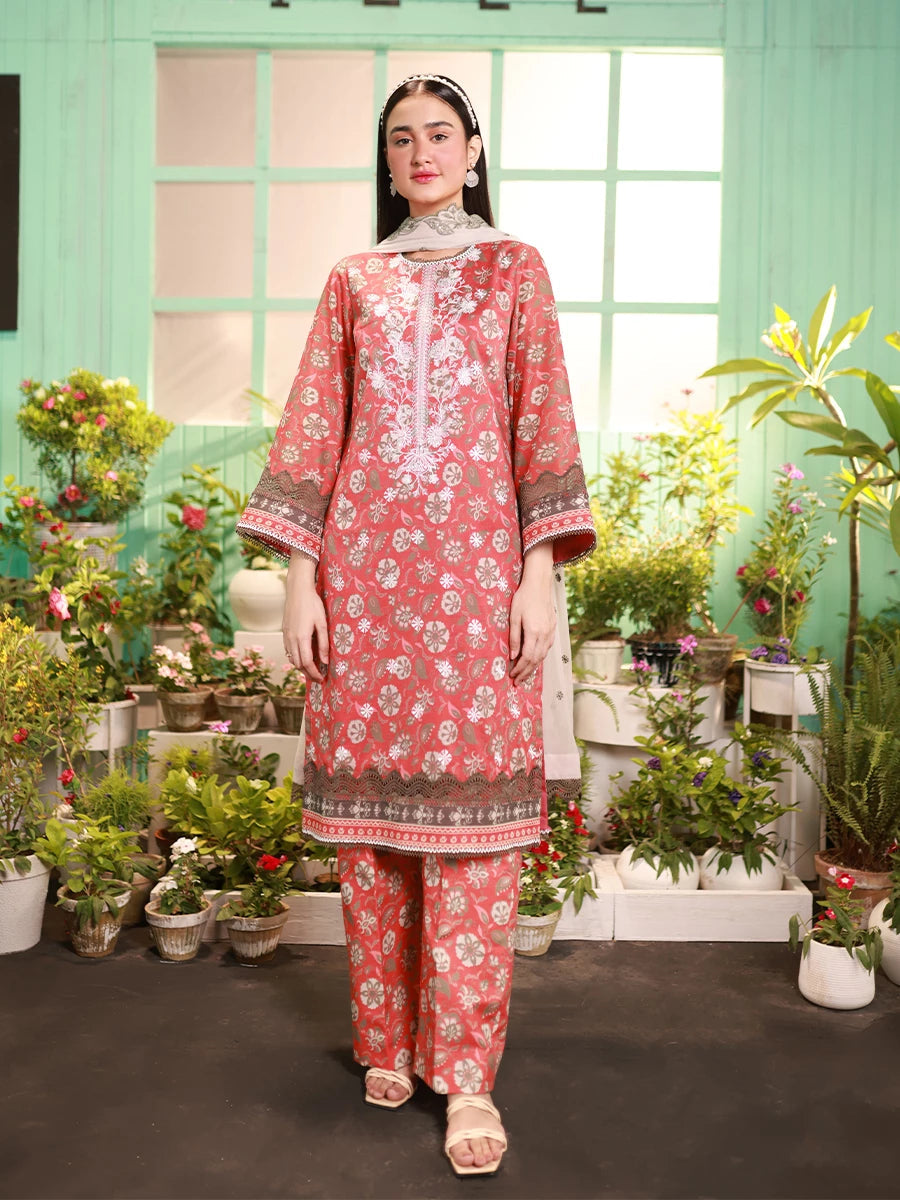 Salitex | Izel Lawn 24 | LUXURY LAWN EMBROIDERED SUIT