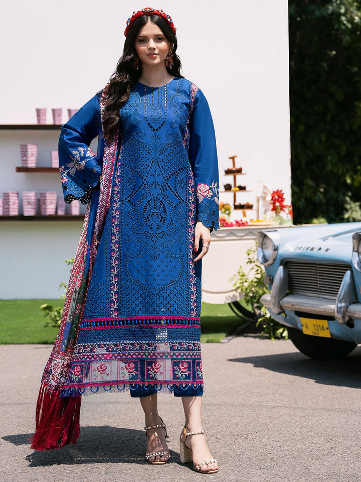 Bin Ilyas | Clara Embroidered Lawn 24 | 217 - A - Pakistani Clothes for women, in United Kingdom and United States