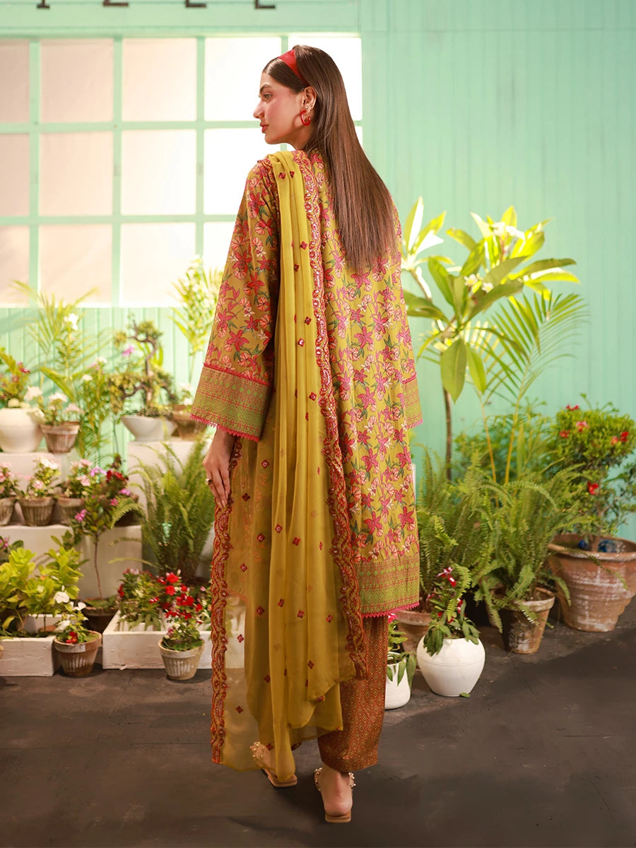 Salitex | Izel Lawn 24 | LUXURY LAWN EMBROIDERED SUIT