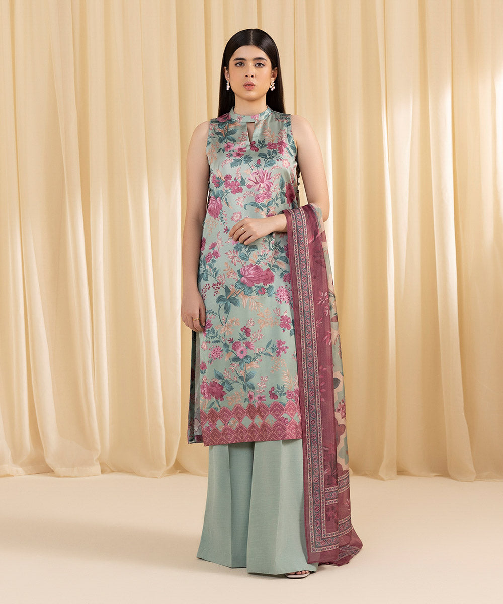 Sapphire | Festive 24 | SATIN SUIT 62