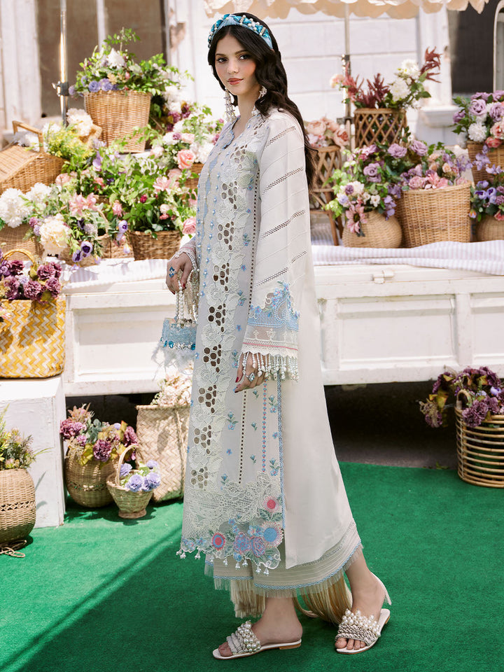 Bin Ilyas | Clara Embroidered Lawn 24 | 213 - B - Hoorain Designer Wear - Pakistani Designer Clothes for women, in United Kingdom, United states, CA and Australia
