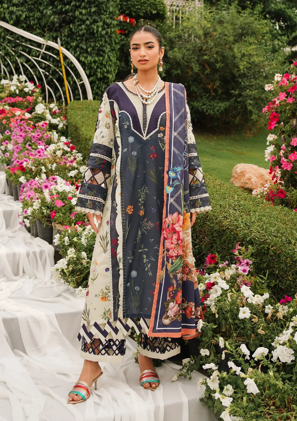 Elaf Premium | Printed Collection 24 | EEP-08B - Breeze Together - Pakistani Clothes for women, in United Kingdom and United States