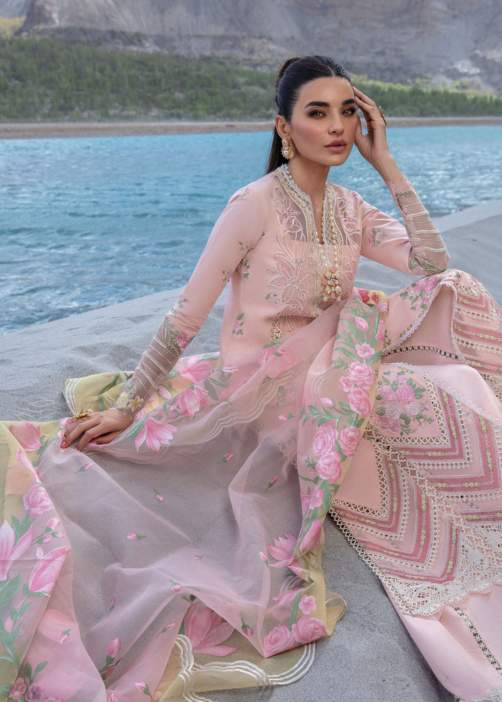Crimson | Lawn 2024 | Forget Me Not - Sorbet Pink - Pakistani Clothes for women, in United Kingdom and United States