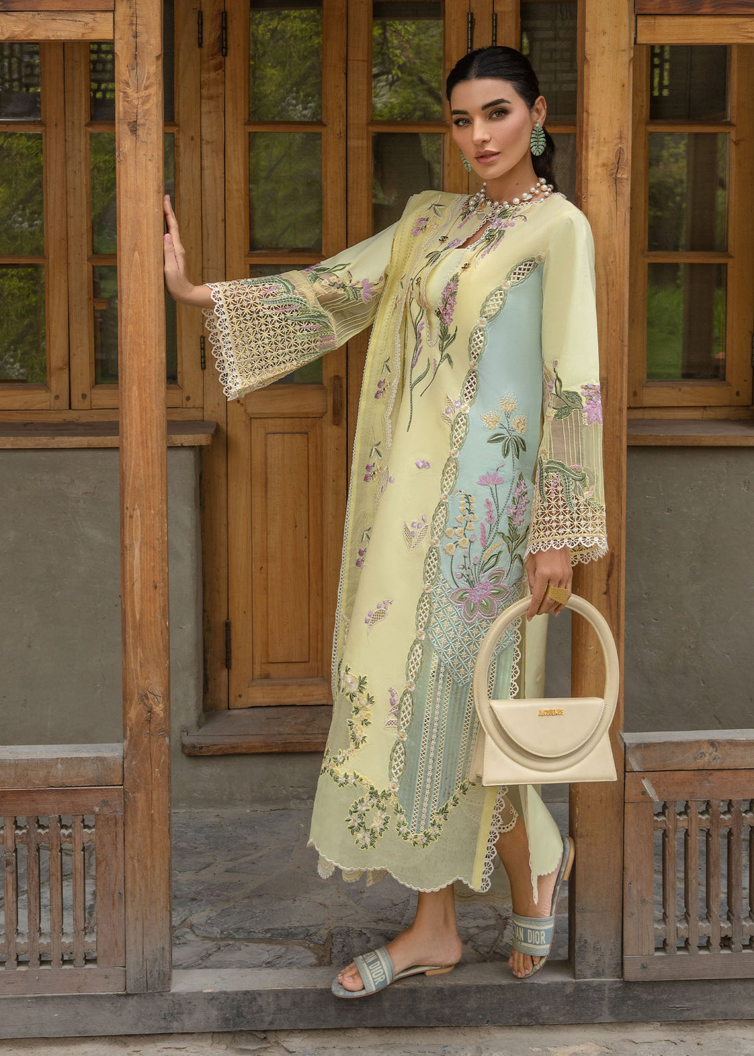 Crimson | Lawn 2024 | Sun Kissed - Lemon - Pakistani Clothes for women, in United Kingdom and United States