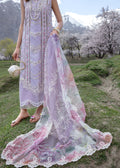 Crimson | Lawn 2024 | A Floral Mesh - Lavender - Pakistani Clothes for women, in United Kingdom and United States