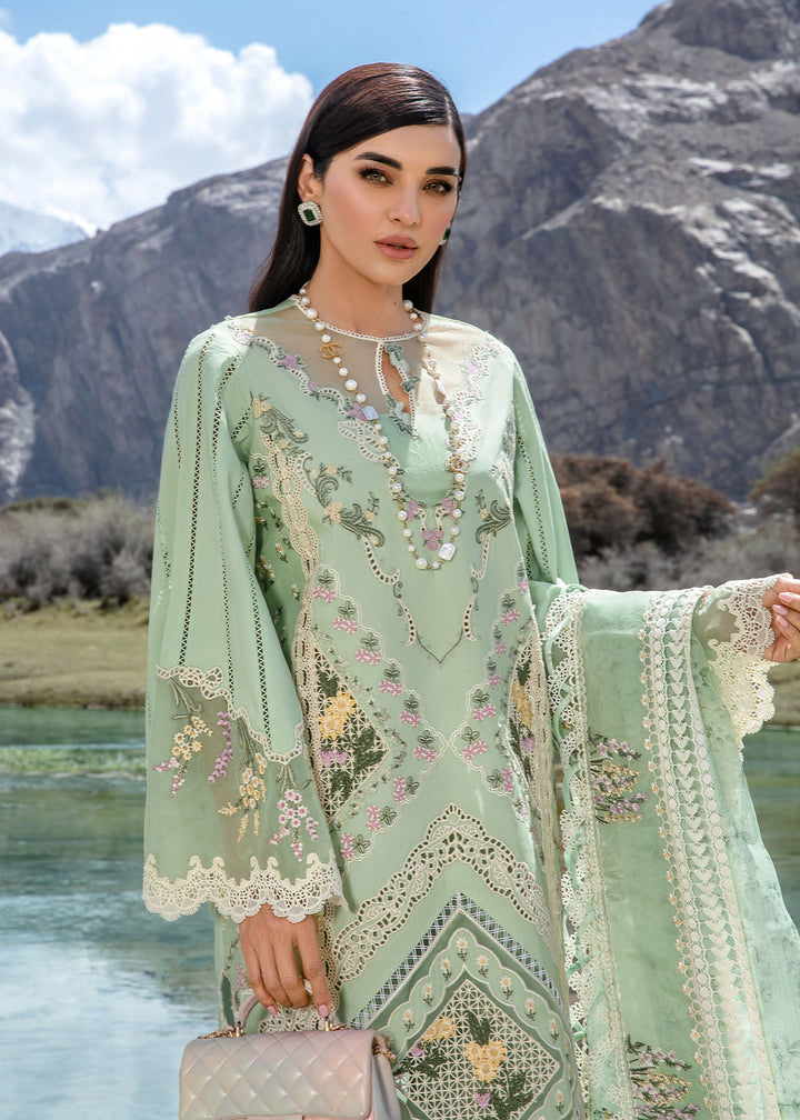 Crimson | Lawn 2024 | A French Brunch - Sage - Pakistani Clothes for women, in United Kingdom and United States