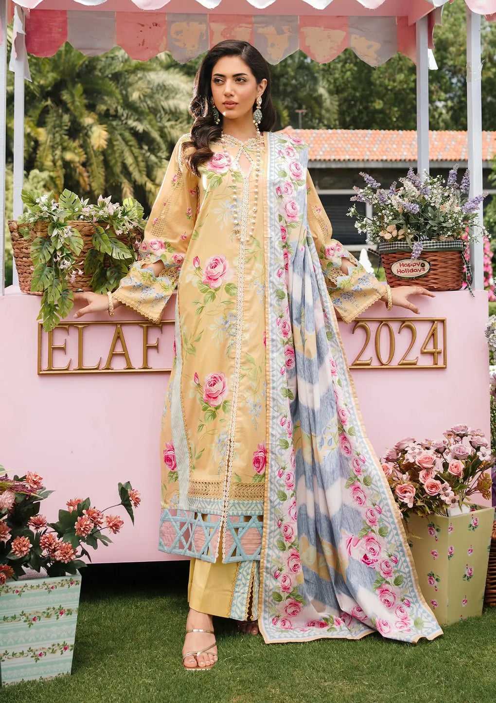 Elaf Premium | Printed Collection 24 | EEP-03A - Citrus Squad - Pakistani Clothes for women, in United Kingdom and United States