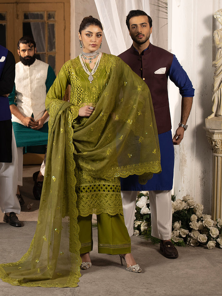 Mahnur | Mahrukh Luxury Lawn 24 | MALVA - Hoorain Designer Wear - Pakistani Ladies Branded Stitched Clothes in United Kingdom, United states, CA and Australia