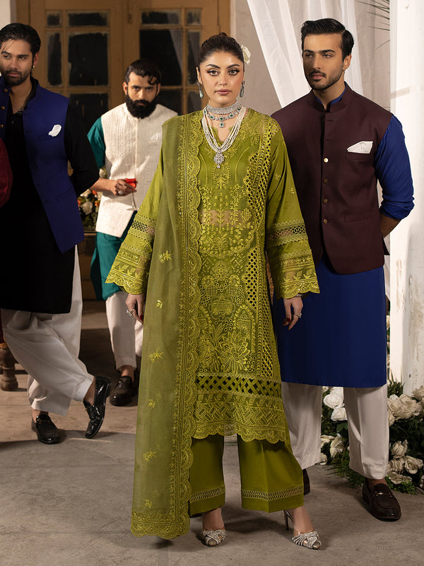 Mahnur | Mahrukh Luxury Lawn 24 | MALVA - Hoorain Designer Wear - Pakistani Ladies Branded Stitched Clothes in United Kingdom, United states, CA and Australia