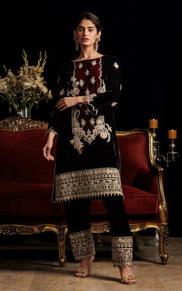 Threads and Motifs | Velvet Collection 25 |  2PC TV-08