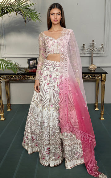 Threads and Motifs | Formal Dresses 25 | Embroidered Blouse With Printed Lehenga And Dupatta