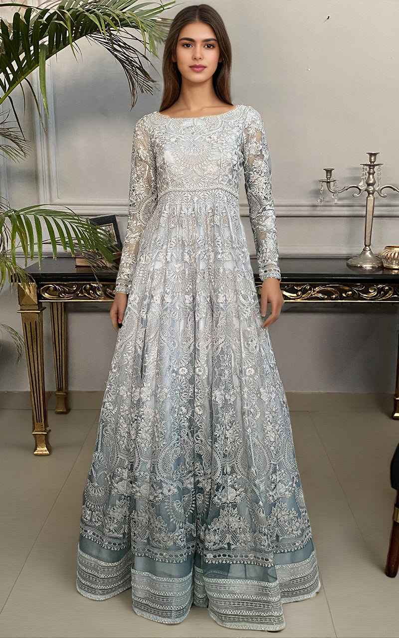 Threads and Motifs | Formal Dresses 25 | Net Embroidered Maxi