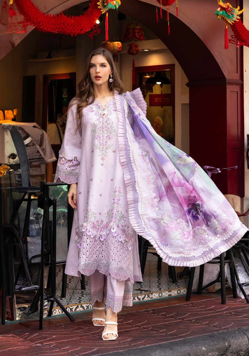 Zarqash | Luxury Lawn 25 | ZQLU 006 Daisy ~ Belle