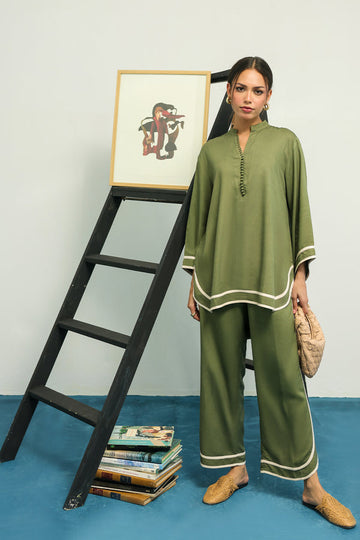 Sahar | Pret Essentials Winter 25 | Olive Luxe