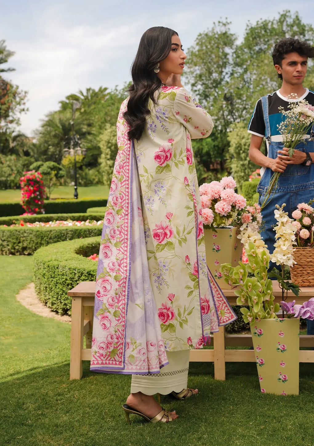 Elaf Premium | Printed Collection 24 | EEP-03B - Meadow Magic - Pakistani Clothes for women, in United Kingdom and United States