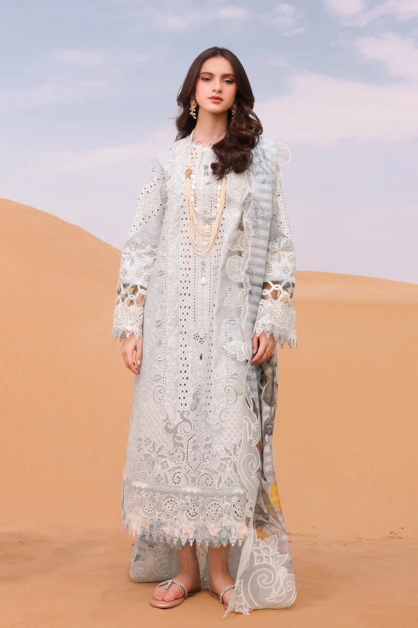 Qalamkar | Chikankari Eid Edit 24 | KM-06 APOLLINE - Hoorain Designer Wear - Pakistani Ladies Branded Stitched Clothes in United Kingdom, United states, CA and Australia