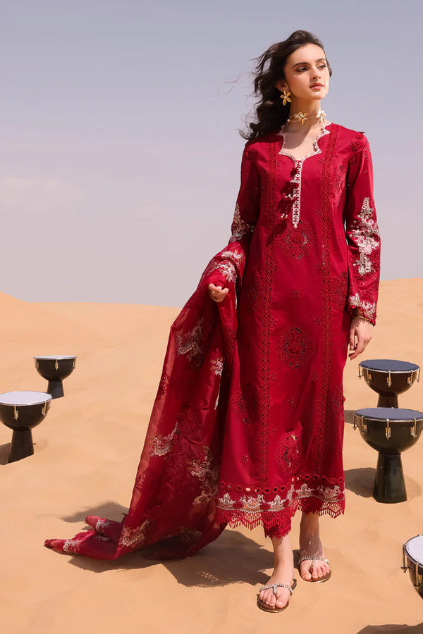 Qalamkar | Chikankari Eid Edit 24 | KM-05 AMANDINE - Hoorain Designer Wear - Pakistani Ladies Branded Stitched Clothes in United Kingdom, United states, CA and Australia
