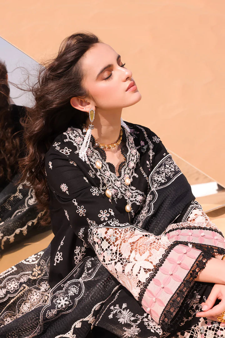 Qalamkar | Chikankari Eid Edit 24 | KM-08 LISE - Hoorain Designer Wear - Pakistani Ladies Branded Stitched Clothes in United Kingdom, United states, CA and Australia