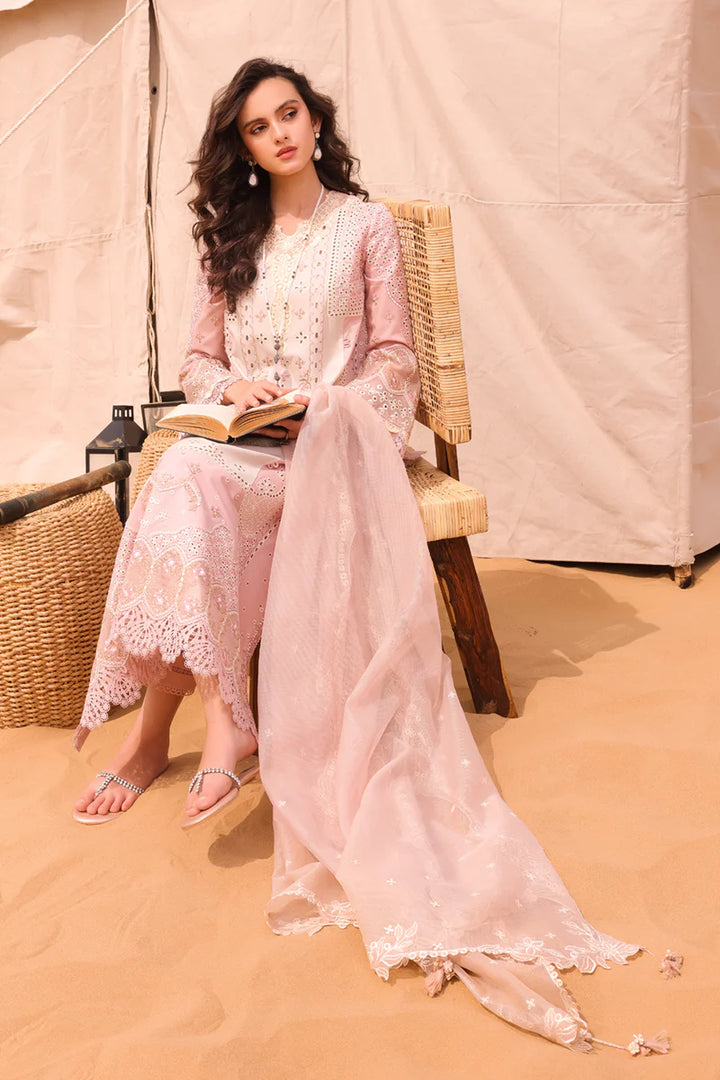 Qalamkar | Chikankari Eid Edit 24 | KM-03 AOIFE - Hoorain Designer Wear - Pakistani Ladies Branded Stitched Clothes in United Kingdom, United states, CA and Australia