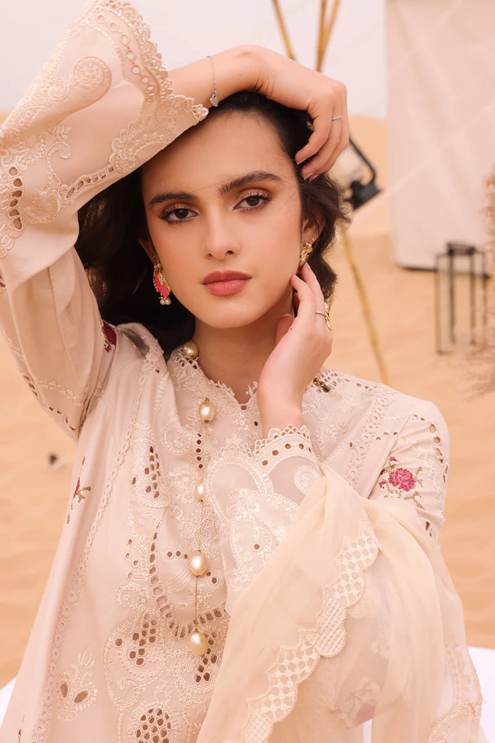 Qalamkar | Chikankari Eid Edit 24 | KM-07 CAOIMHE - Hoorain Designer Wear - Pakistani Ladies Branded Stitched Clothes in United Kingdom, United states, CA and Australia