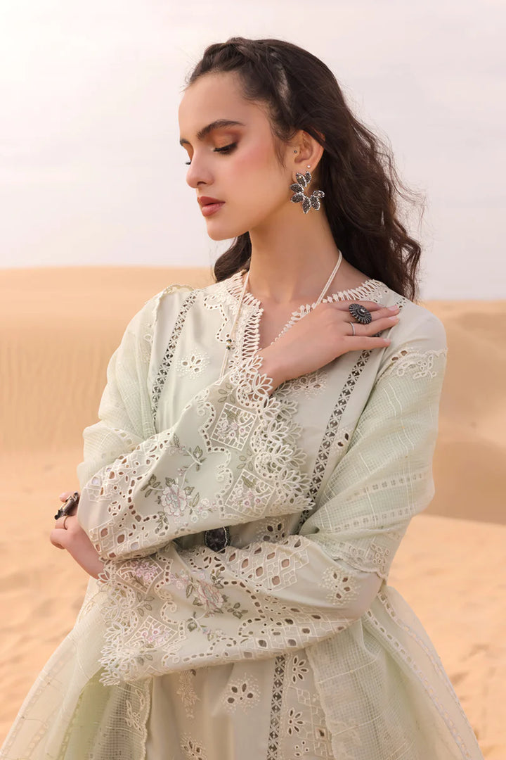 Qalamkar | Chikankari Eid Edit 24 | KM-04 SORCHA - Hoorain Designer Wear - Pakistani Ladies Branded Stitched Clothes in United Kingdom, United states, CA and Australia