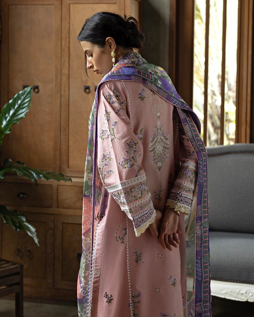 Esmel | Mon Tresor Luxe Lawn 26 | Rosy