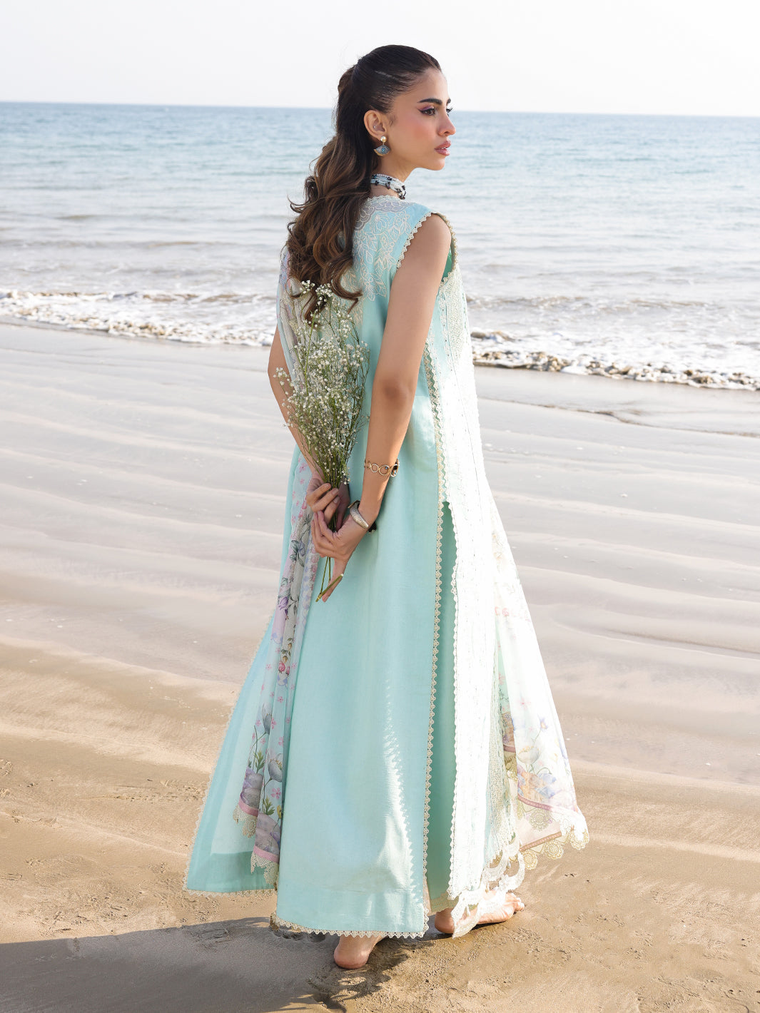 Faiza Faisal | Marine Luxury Lawn 25 | AINE