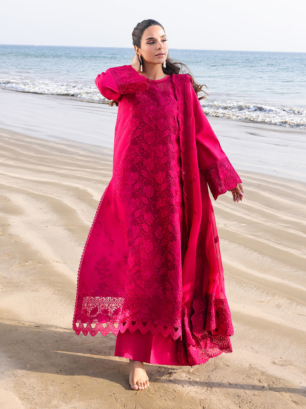 Faiza Faisal | Marine Luxury Lawn 25 | AROHA