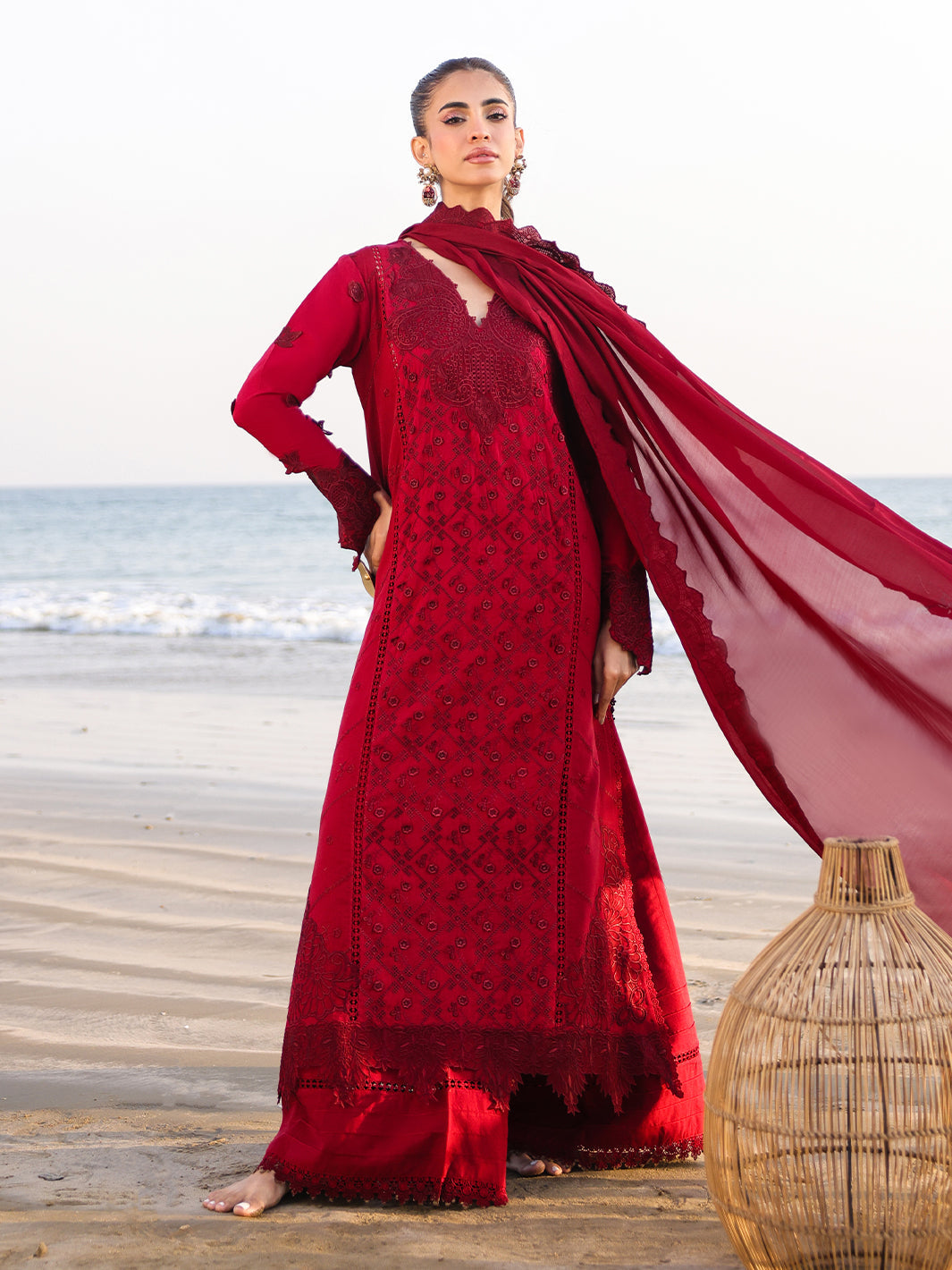 Faiza Faisal | Marine Luxury Lawn 25 | TARA