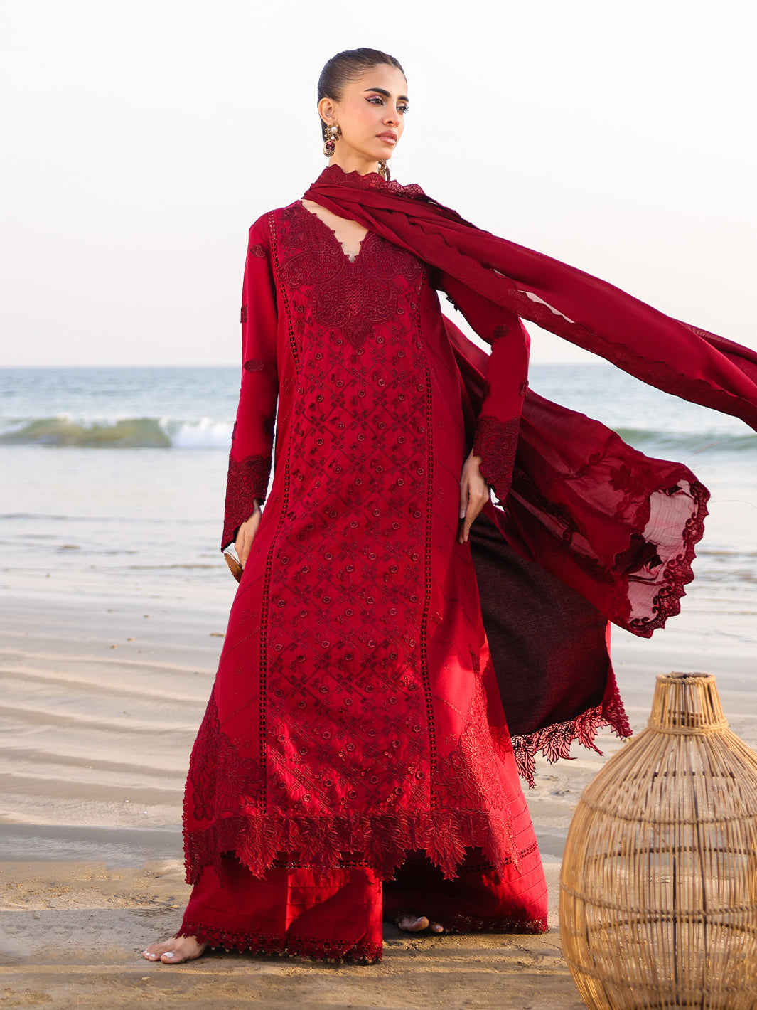 Faiza Faisal | Marine Luxury Lawn 25 | TARA