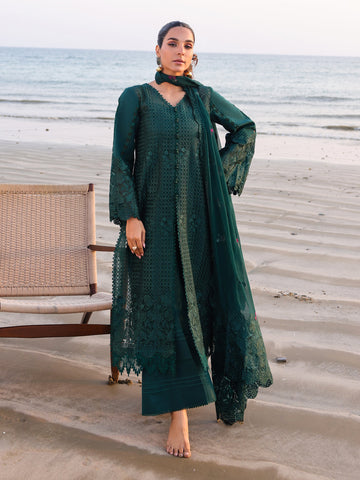 Faiza Faisal | Marine Luxury Lawn 25 | SOPHIA