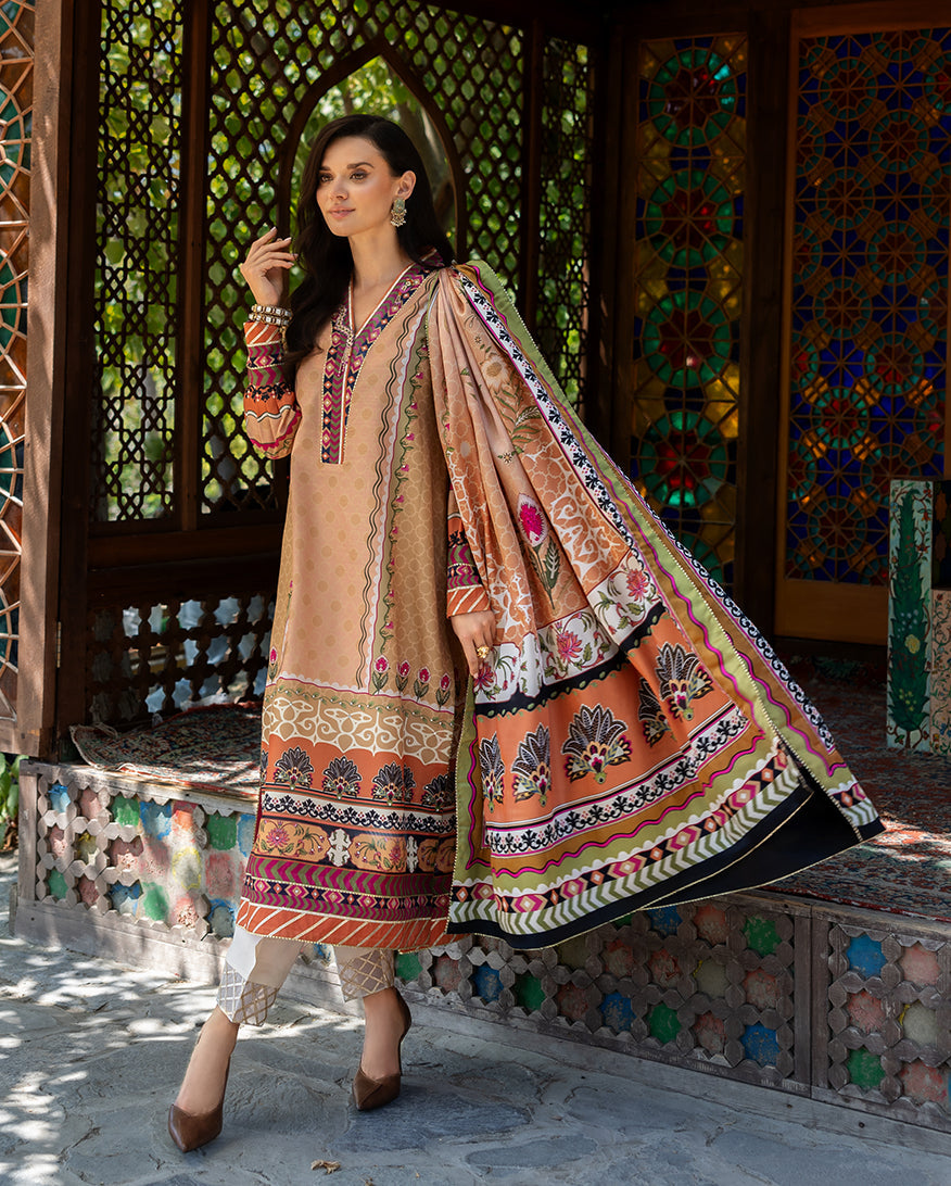 Mushq | Nirvana Printed Silk | Solara Crest