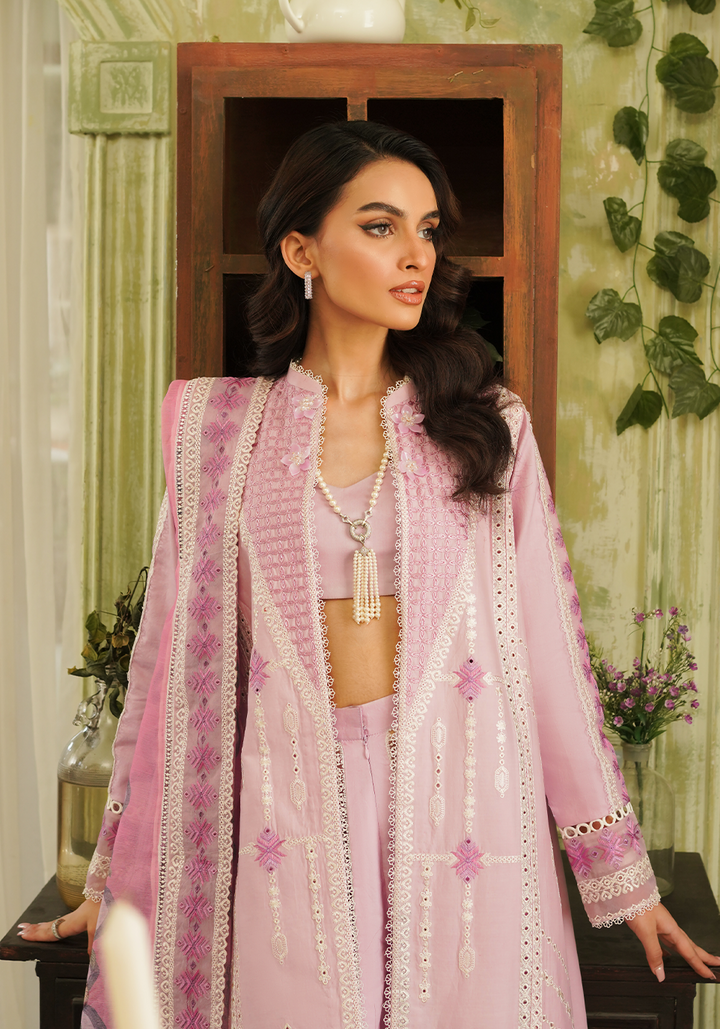 Zarqash | Tresor Luxury Lawn 24 | ZQT 001 FAYE - Pakistani Clothes for women, in United Kingdom and United States