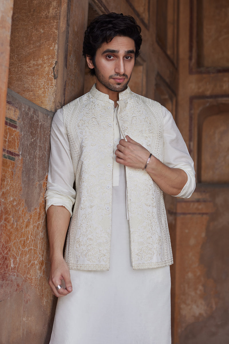 Pakistani Menswear | Qalamkar | BQ-02(waistcoat)