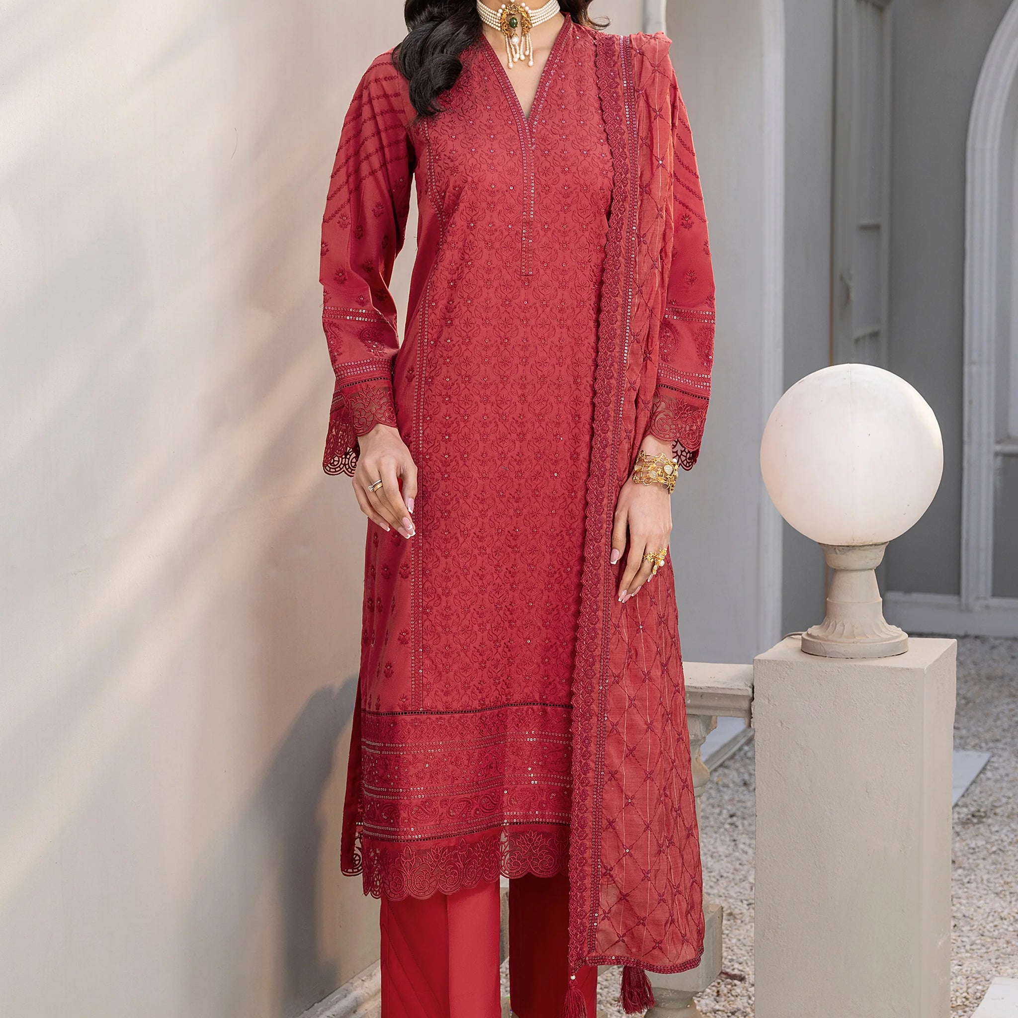 LSM | Embroidered Collection | 09 - Pakistani Clothes for women, in United Kingdom and United States