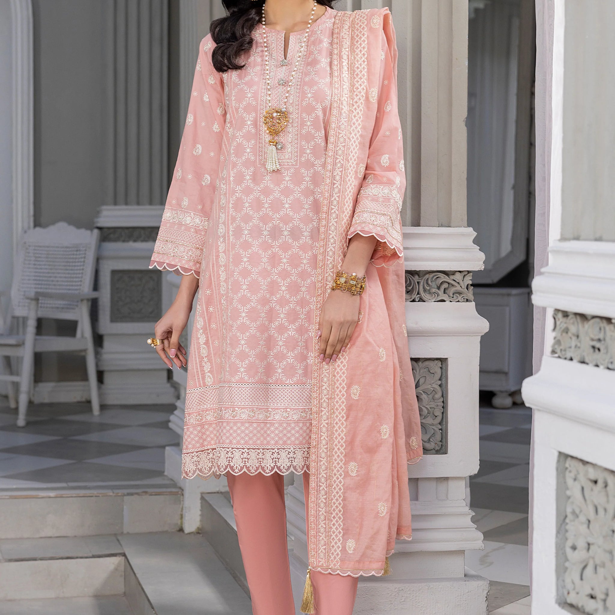 LSM | Embroidered Collection | 07 - Pakistani Clothes for women, in United Kingdom and United States