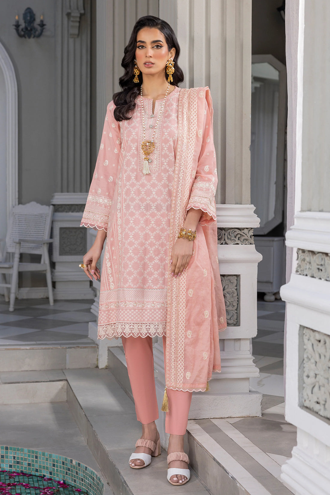 LSM | Embroidered Collection | 07 - Pakistani Clothes for women, in United Kingdom and United States