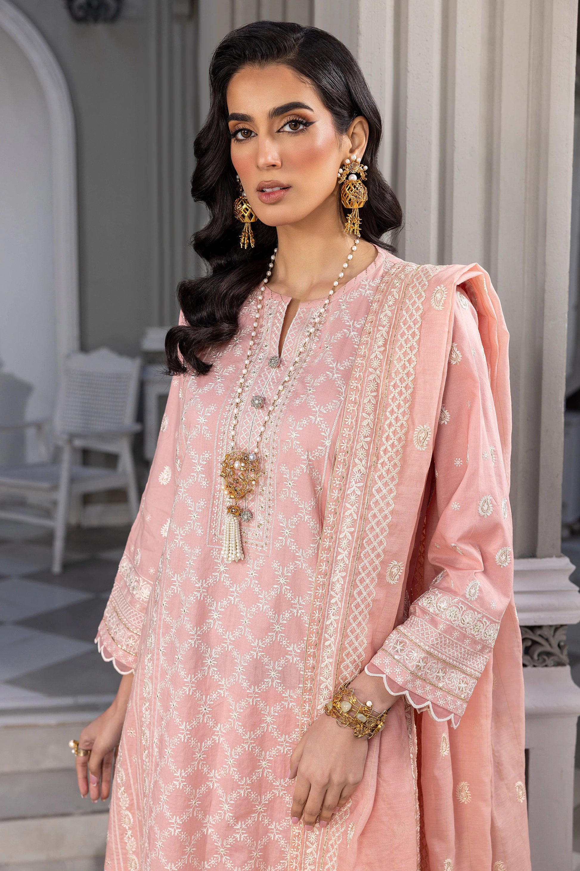 LSM | Embroidered Collection | 07 - Pakistani Clothes for women, in United Kingdom and United States