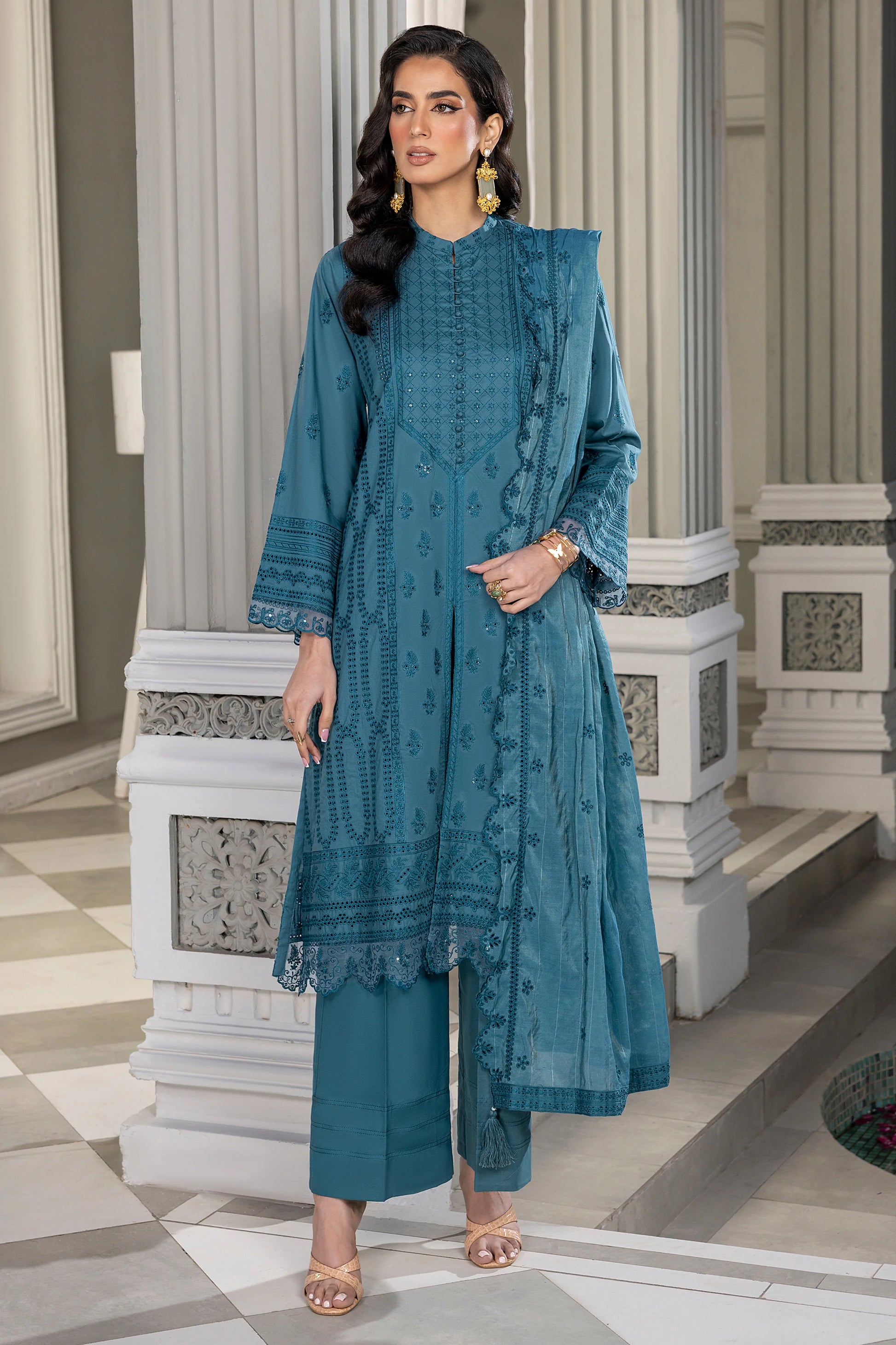 LSM | Embroidered Collection | 05 - Pakistani Clothes for women, in United Kingdom and United States