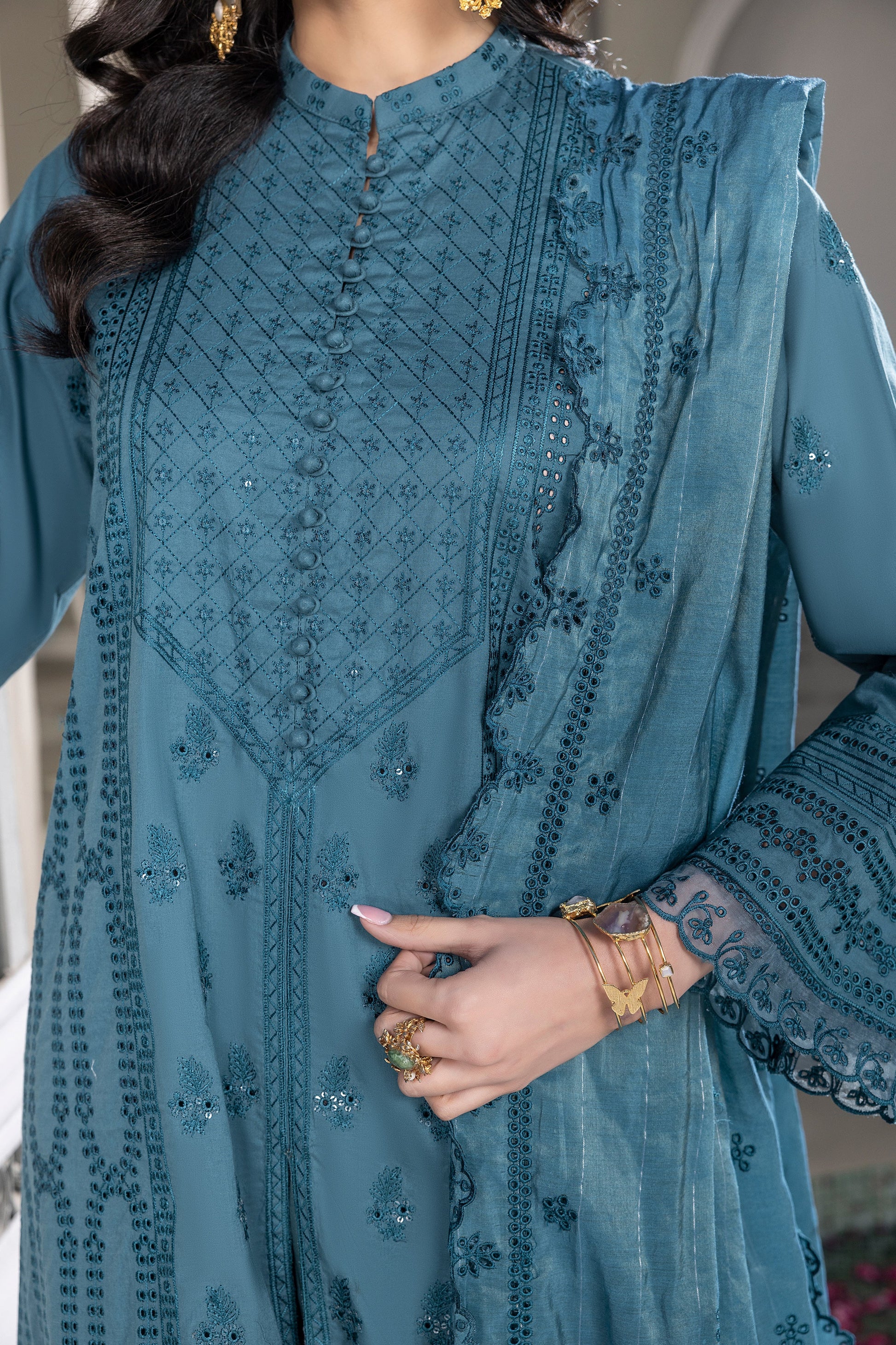 LSM | Embroidered Collection | 05 - Pakistani Clothes for women, in United Kingdom and United States